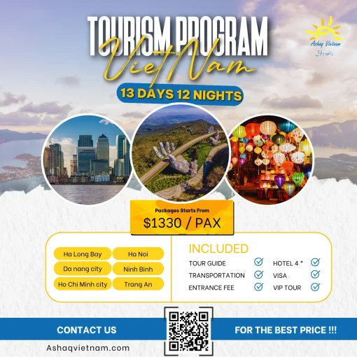 group tour 13 days 12 night in vietnam ashaq viet nam 1