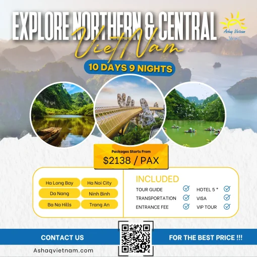 NORTH AND CENTRAL OF VIETNAM IN 10 DAYS AND 9 NIGHTS (VIP) 2