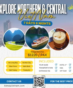 TOUR NORTH OF VIETNAM IN 7 DAYS AND 6 NIGHTS VVIP ASHAQ VIETNAM 2