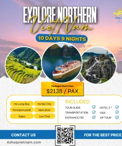 tour NORTH OF VIETNAM IN 10 DAYS AND 9 NIGHTS ashaq viet nam vvip 2