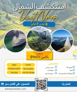 عرض 8D7N هانوي-سابا-هالونج