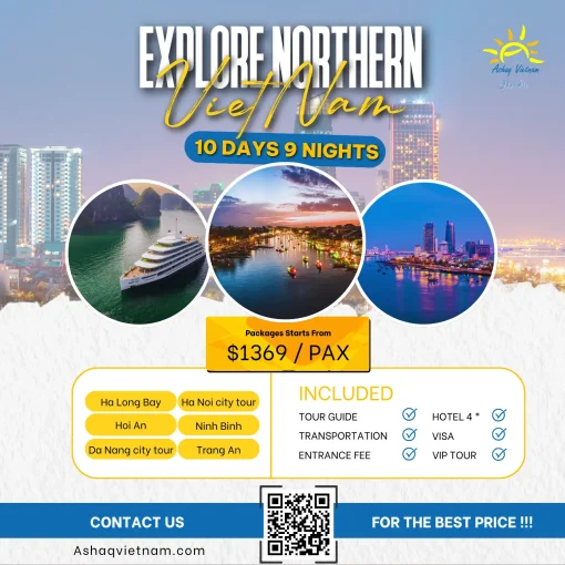 EXPLORE NORTHERN VIETNAM IN 10 DAYS 9 NIGHTS (2025) HN-HL-NB-DN