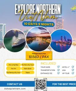 EXPLORE NORTHERN VIETNAM IN 10 DAYS 9 NIGHTS (2025) HN-HL-NB-DN-SP