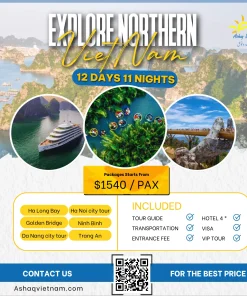 EXPLORE NORTHERN VIETNAM IN 12 DAYS NIGHTS (2025) HN-HL-NB-DN-HA