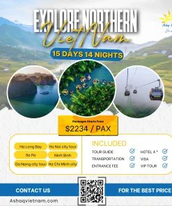 EXPLORE NORTHERN VIETNAM IN 15 DAYS 14 NIGHTS (2025) HN-HL-SAPA-NB-DANANG-HOIAN-HCM