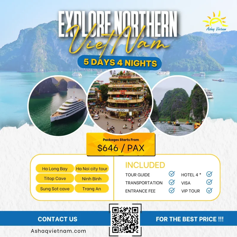 EXPLORE NORTHERN VIETNAM IN 5 DAYS 4 NIGHTS (2025)