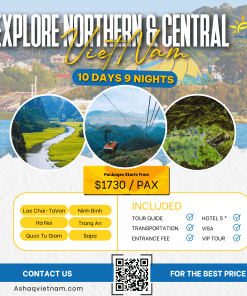 EXPLORE NORTHERN & CENTRAL VIETNAM IN 10 DAYS 9 NIGHTS HN-HL-SP-NB