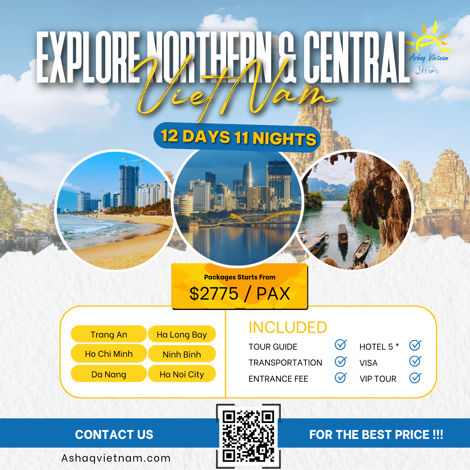 12d11n HN-HL-DANANG-HOIAN- HCMC