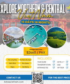 TOURISM PROGRAM 15 DAYS 14 NIGHTS IN VIETNAM