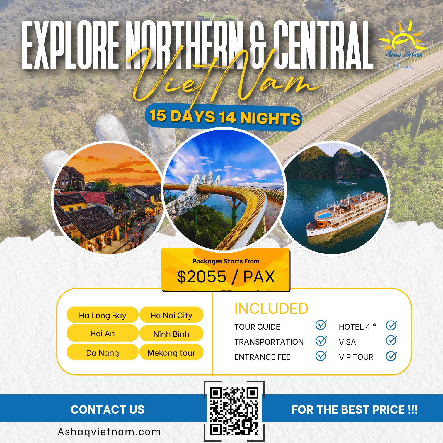 15d14n HN-HL-NB-DANANG-HOIAN- HCMC