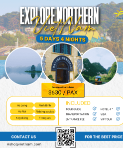 EXPLORE NORTHERN VIETNAM IN 5 DAYS 4 NIGHTS HN-HL-NGU DEM-NB