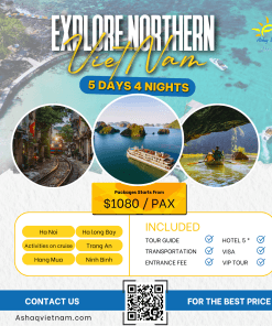 EXPLORE NORTHERN VIETNAM IN 5 DAYS 4 NIGHTS (2026) HN-HL-NGU DEM-NB