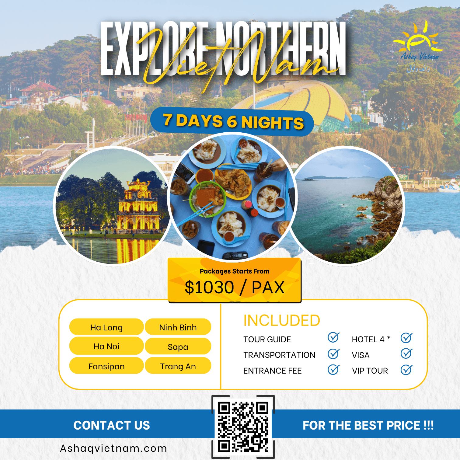 7d6n Hanoi-Halong-NB-Sapa