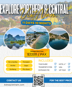 EXPLORE NORTHERN & CENTRAL VIETNAM IN 11 DAYS 10 NIGHTS HN -HL-SP-DN-PQ
