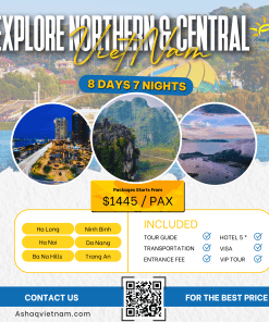 8 DAYS AND 7 NIGHTS TOUR PROGRAM IN VIETNAM