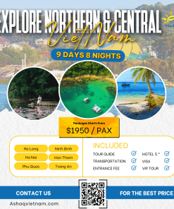 TOURISM PROGRAM 9 DAYS 8 NIGHTS IN VIETNAM